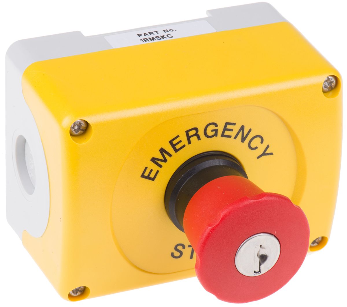 1TVC101000P3206 ABB Emergency Stop Push Button, 1NC, Surface Mount