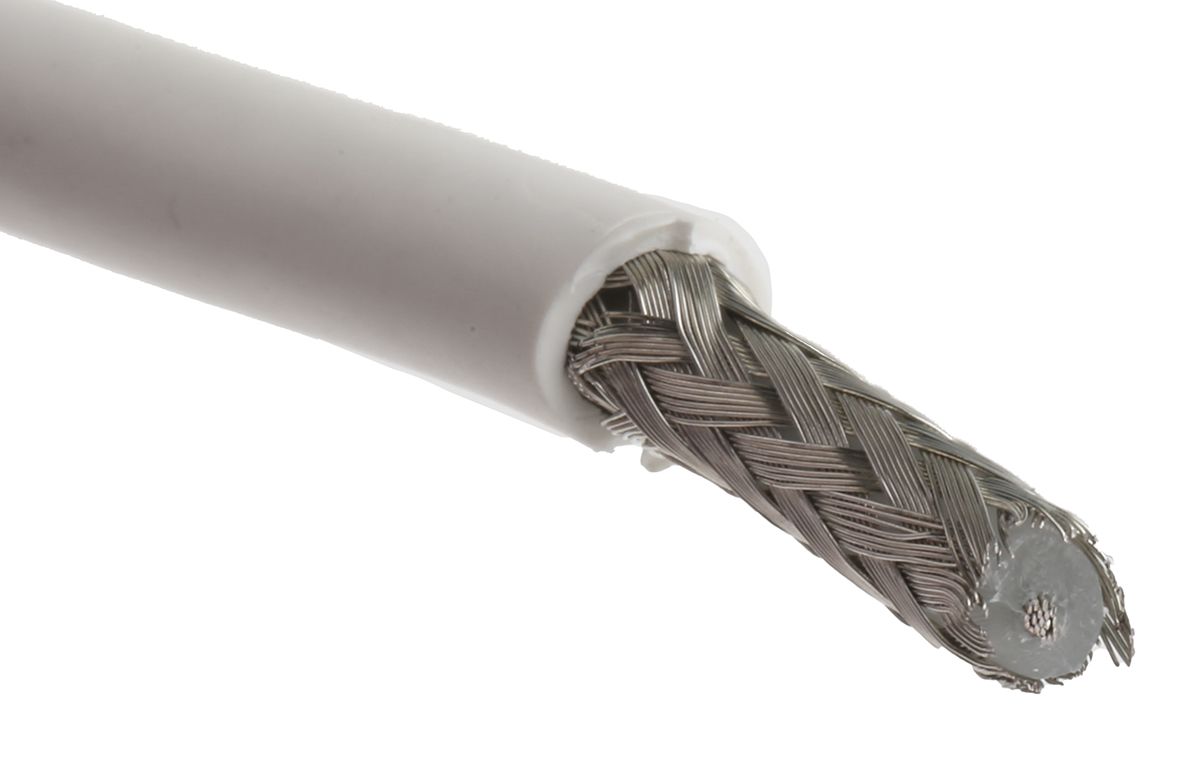 Belden Unterminated to Unterminated Coaxial Cable, RG58, 50 Ω, 100m