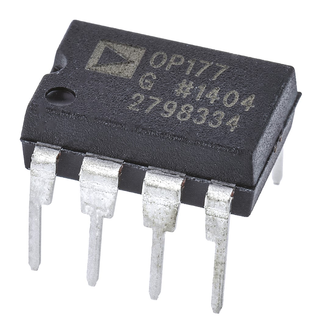 OP177GPZ Analog Devices, Precision, Op Amp, 600kHz, 8-Pin PDIP
