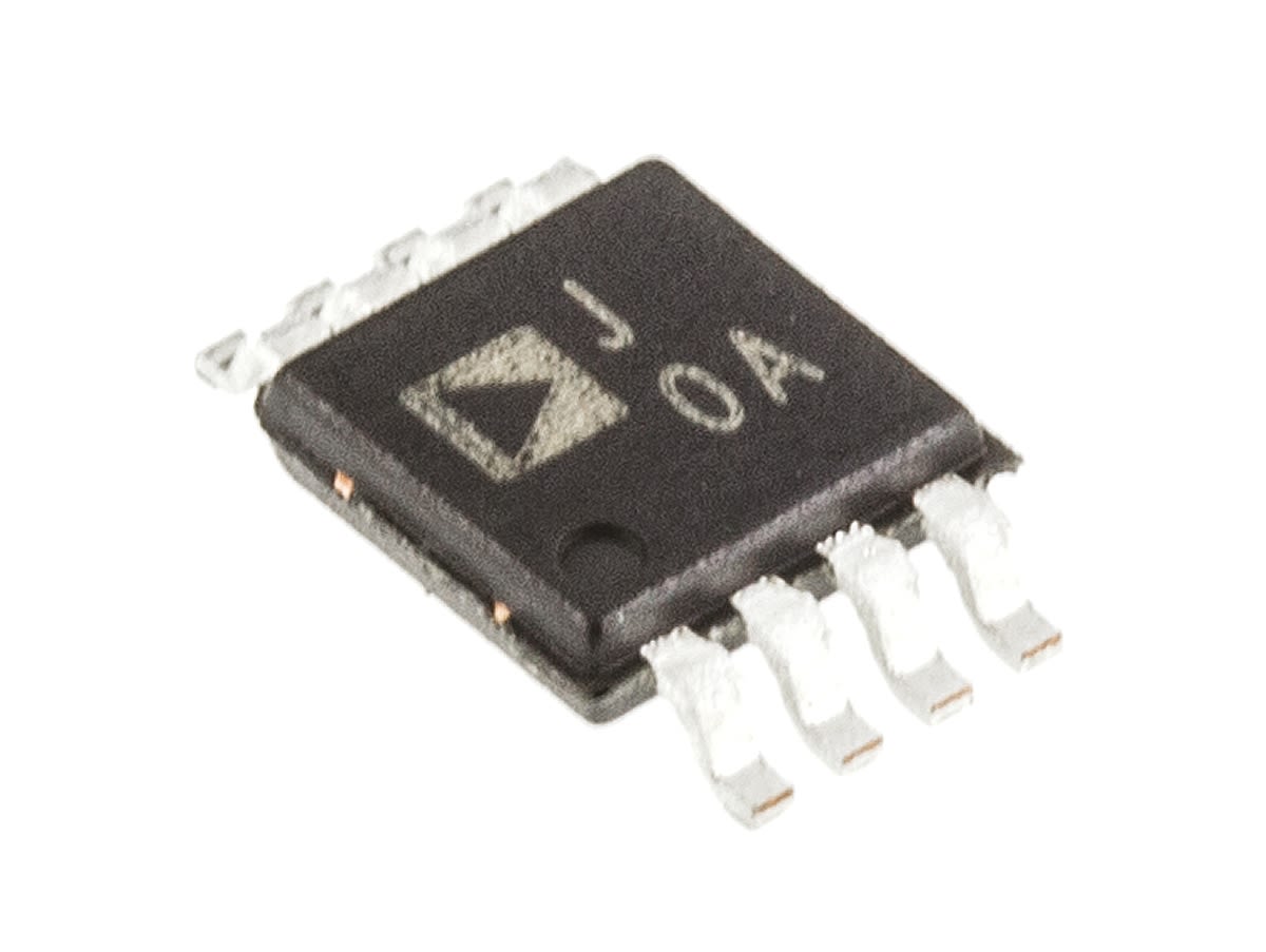AD623ARMZ Analog Devices, Instrumentation Amplifier, 0.5mV Offset, R-RO, 3 V, 5 V, 9 V, 8-Pin MSOP