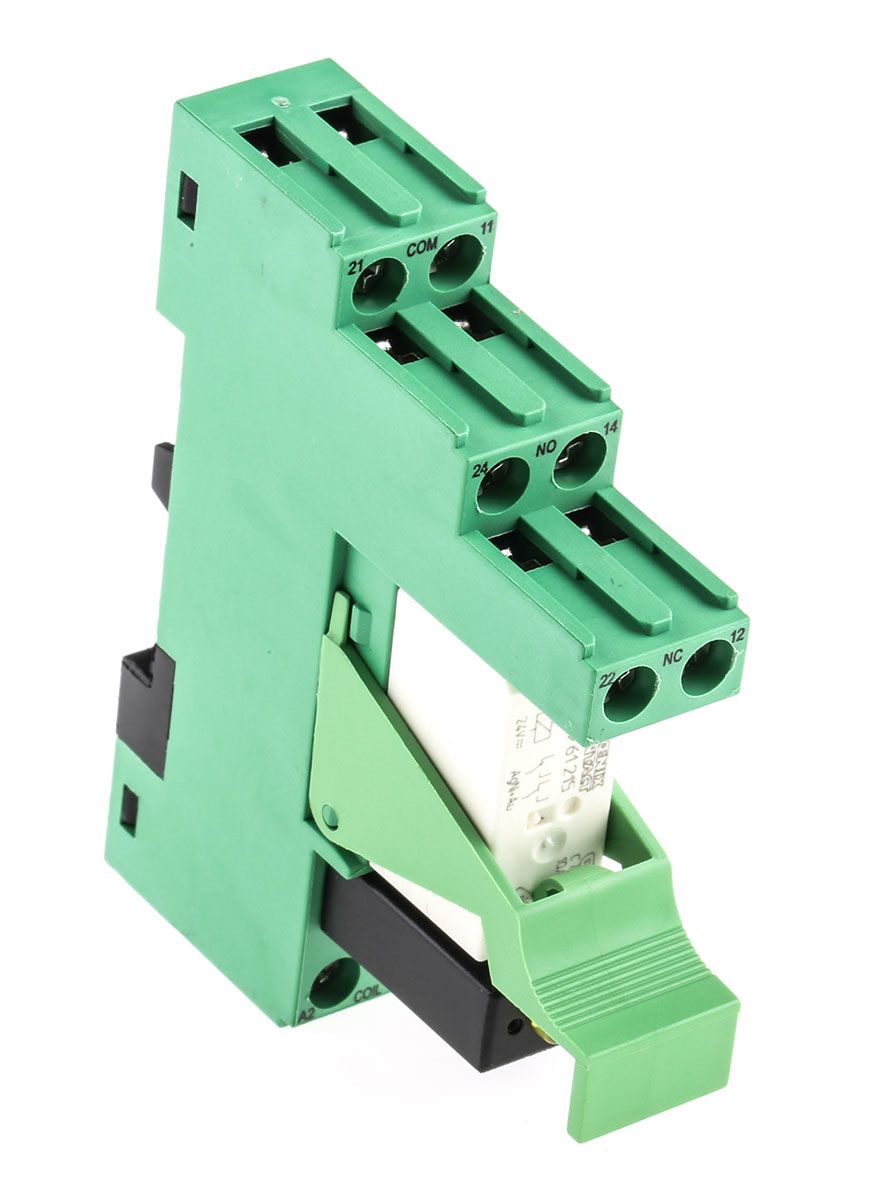 2834520 Phoenix Contact DIN Rail Mount Interface Relay Module, 24V dc