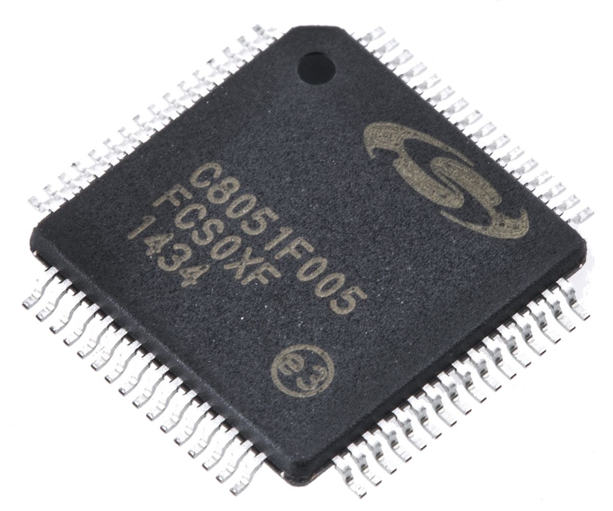 Silicon Labs C8051F005-GQ, 8bit 8051 Microcontroller, C8051F, 25MHz, 32 ...