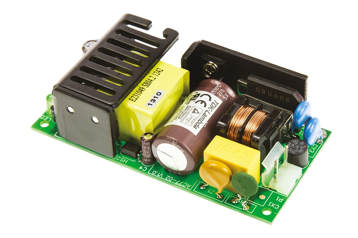 TDK-Lambda Switching Power Supply, 24V dc, 2.5A, 60W, 1 Output