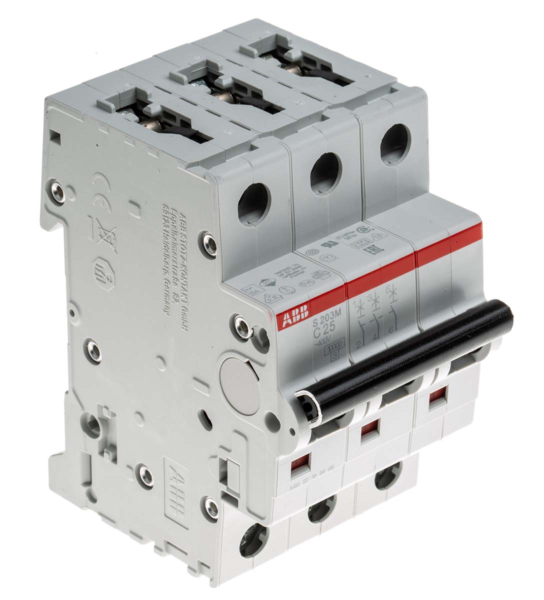 2CDS273001R0254 S203M-C25 | ABB System Pro M Compact S200M MCB, 3P ...