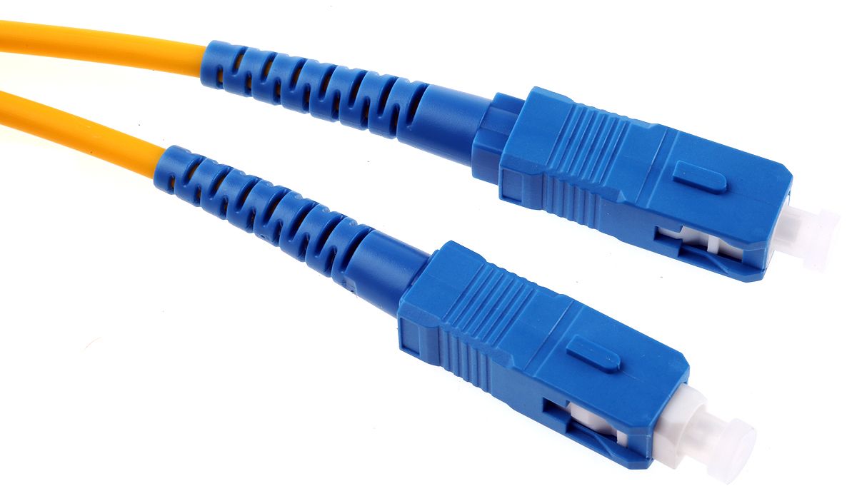 RS PRO SC to SC Simplex Single Mode OS1 Fibre Optic Cable, 9/125μm ...