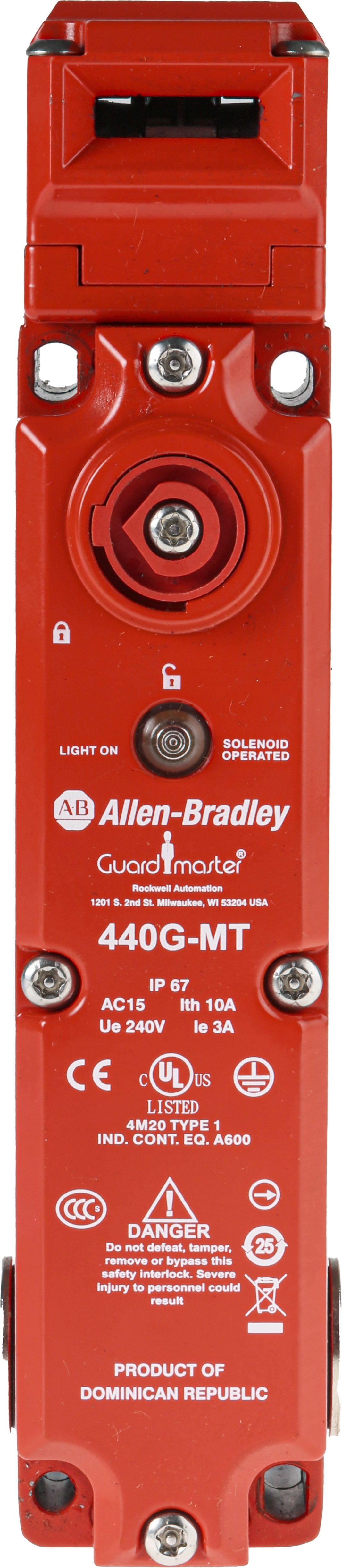 440G-MT47016 | Allen Bradley Guardmaster 440G-MT Series Solenoid ...