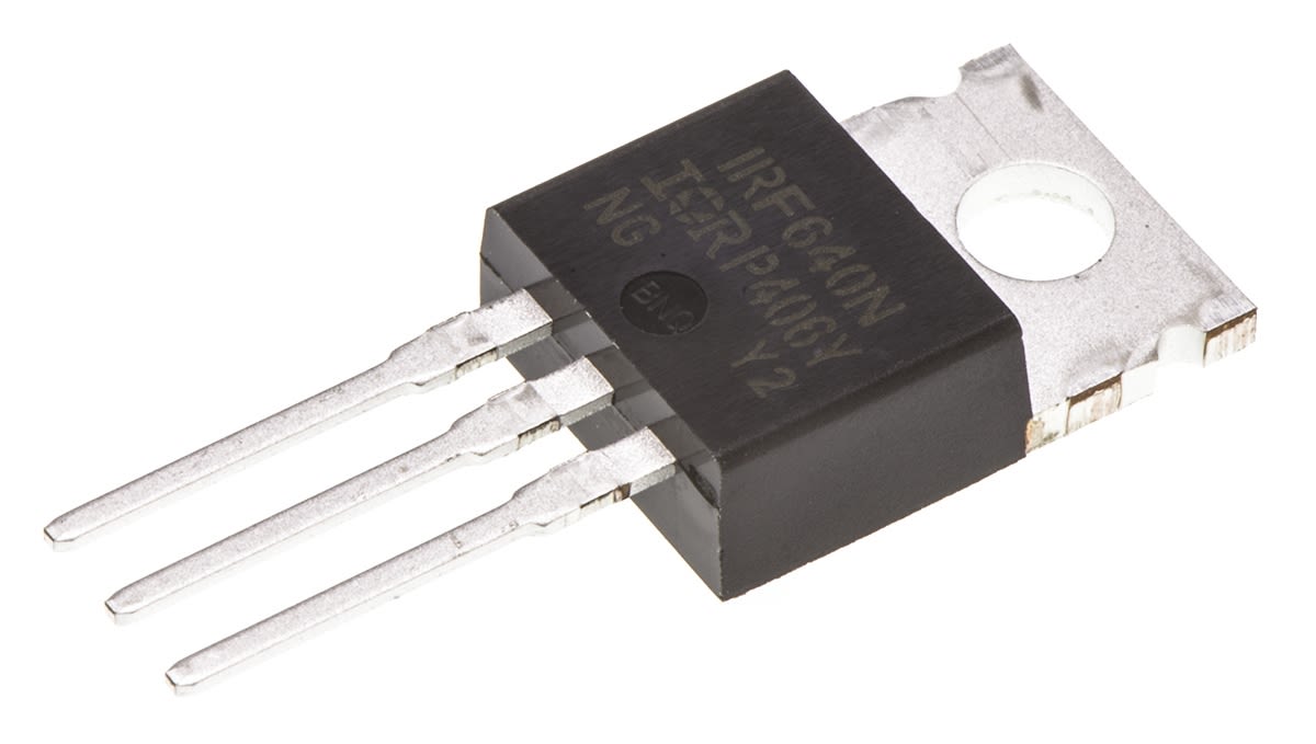Infineon N-Kanal, MOSFET, 18 A 200 V, 3 ben, TO-220AB, HEXFET IRF640NPBF