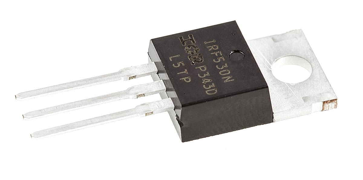 N-Channel MOSFET, 17 A, 100 V, 3-Pin TO-220AB Infineon IRF530NPBF