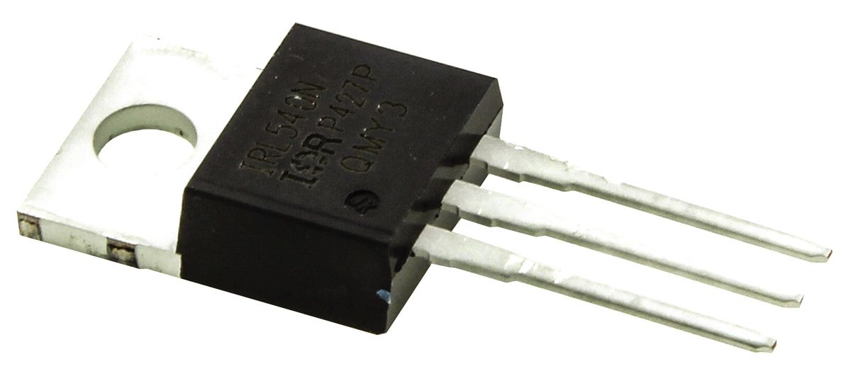 Infineon N-Kanal, MOSFET, 36 A 100 V, 3 ben, TO-220AB, HEXFET IRL540NPBF