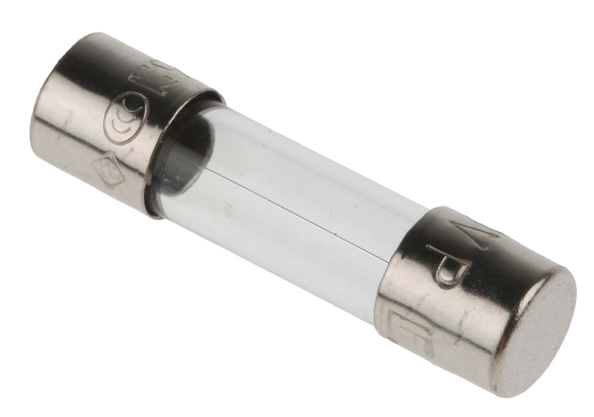Fusible de cartucho RS PRO 5A Vidrio, 5 x 20mm RS