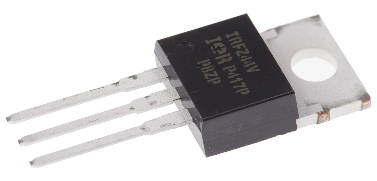 N-Channel MOSFET, 55 A, 60 V, 3-Pin TO-220AB Infineon IRFZ44VPBF