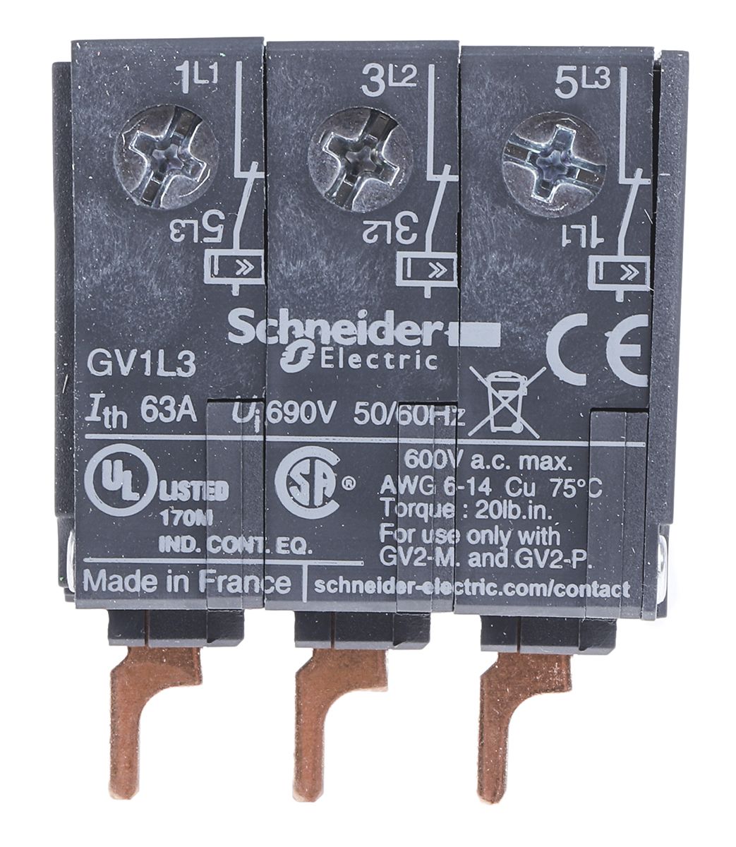 Schneider Electric Serie GV2 Schützbegrenzer für TeSys, TeSys, GV2