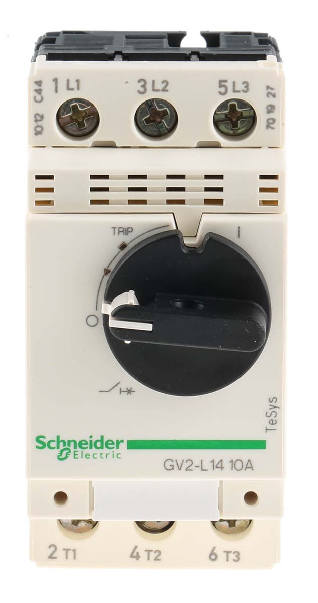 Schneider Electric TeSys GV2L Motorschutzschalter, 5,5 → 8 A, 7 → 10 A 89mm x 44.5mm
