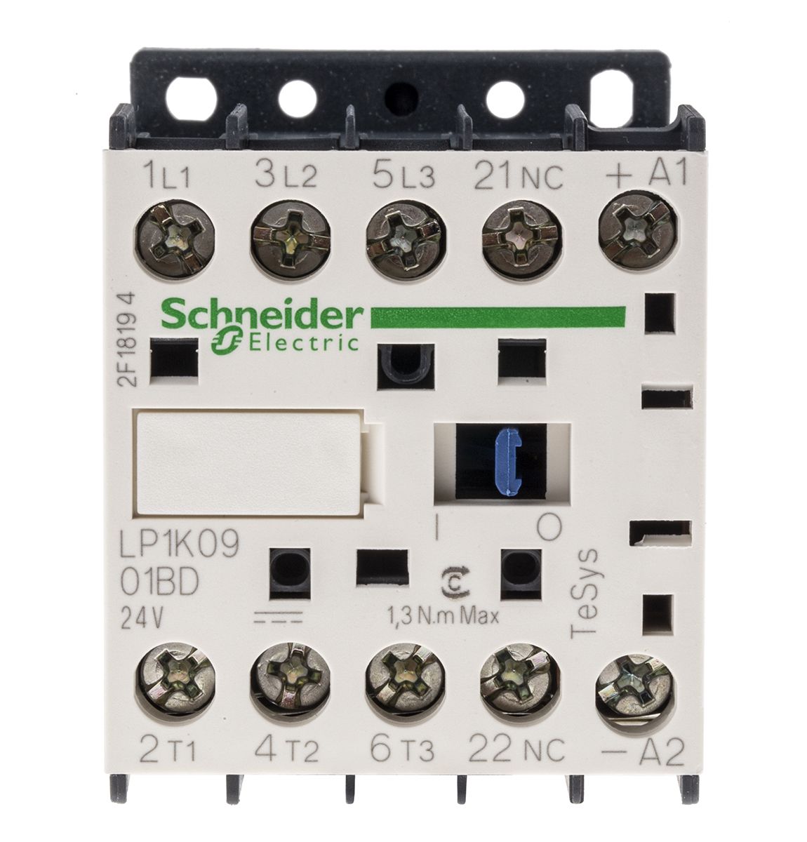 Schneider Electric TeSys K LP1K Contactor, 24 V dc Coil, 3 Pole, 9 A, 4 kW, 3NO