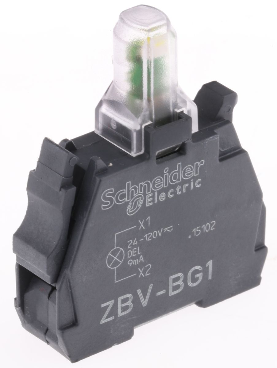 ZBVBG1 | Schneider Electric Harmony XB Series Light Block, 24 → 120V | RS