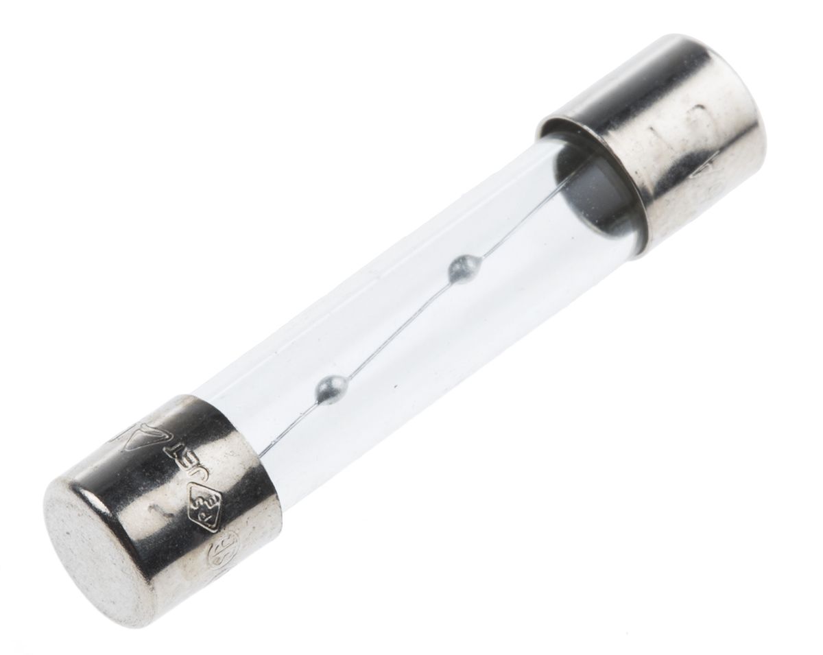Fusible de cartucho RS PRO 5A Vidrio, 6.3 x 32mm RS