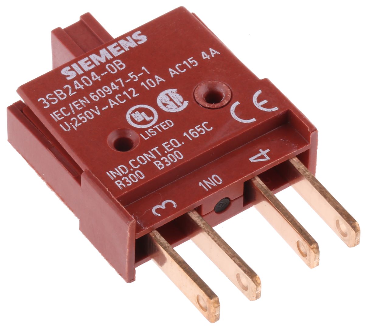 Siemens Contact Block for Use with 3SB2, 1 NO