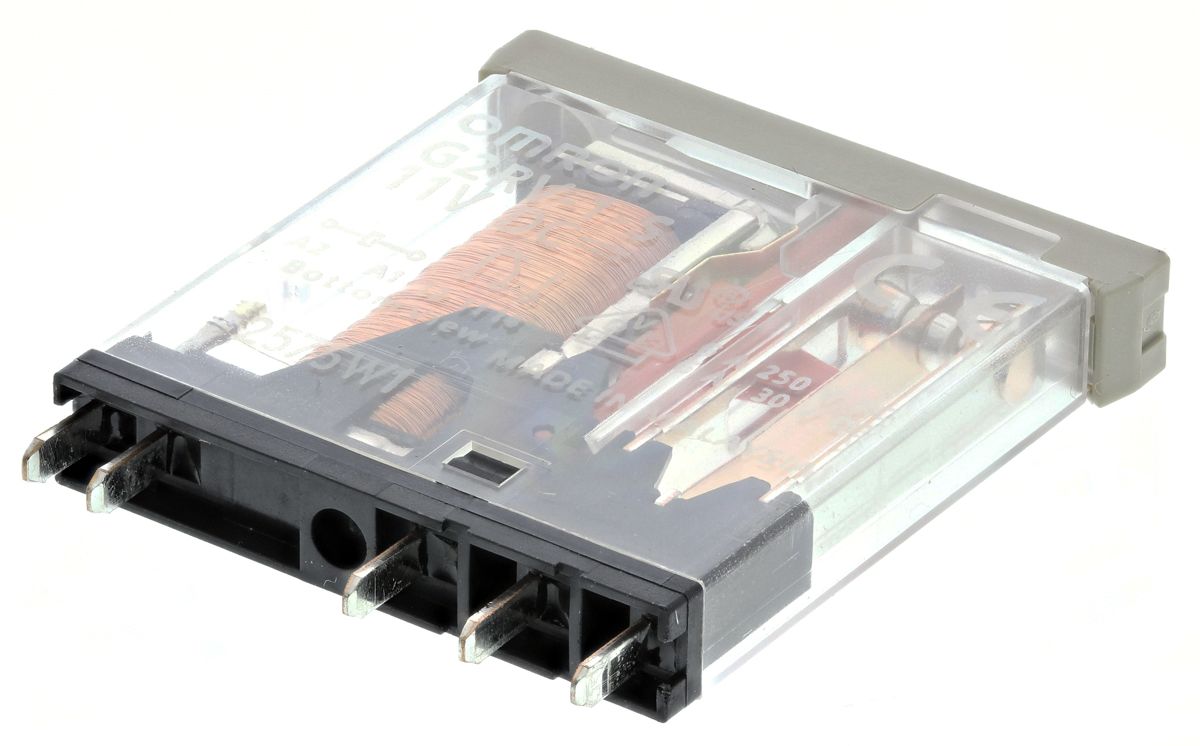 G2RV1S DC11 Omron Plug In NonLatching Relay, 12V dc Coil, 6A