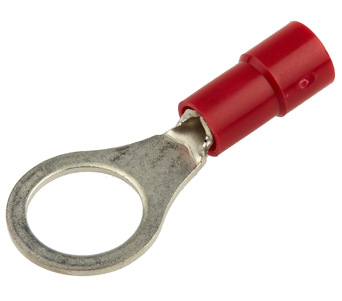 RS PRO Insulated Ring Terminal, M8 Stud Size, 0.5mm² to 1.5mm² Wire
