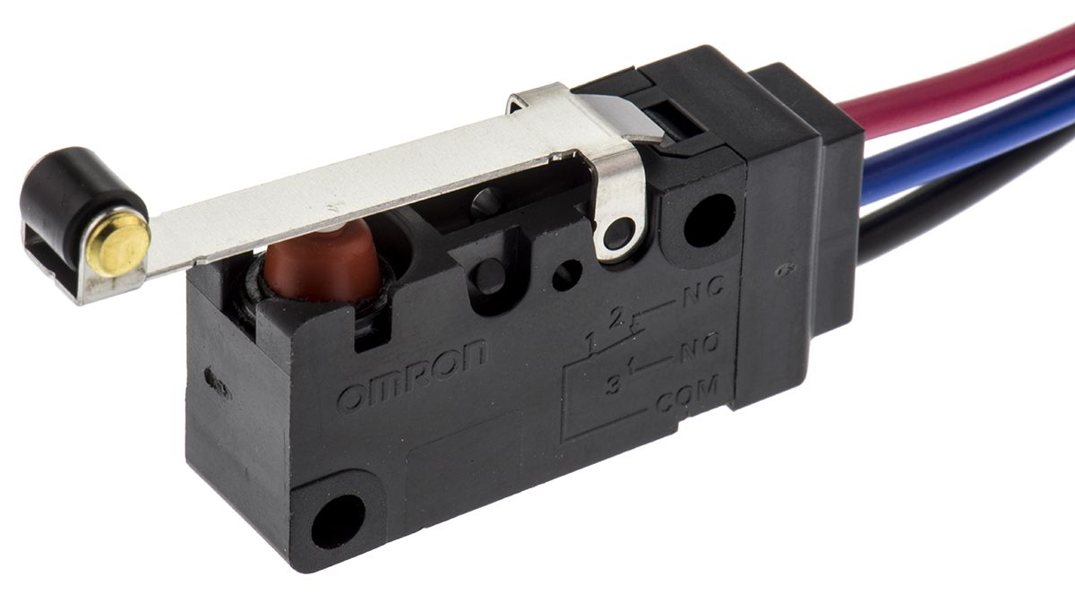 D2vw 5l21 M Omron Roller Lever Microswitch Pre Wired Terminal 5 A