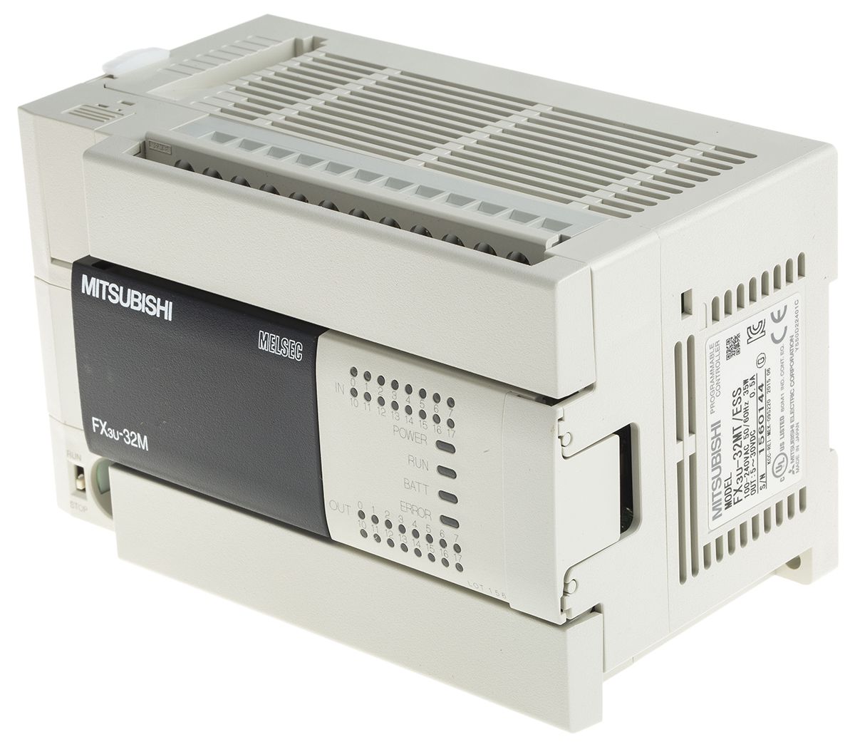 FX3U-32MT/ESS | Mitsubishi FX3U Logikmodul 100 → 240 V ac 16 x EIN ...