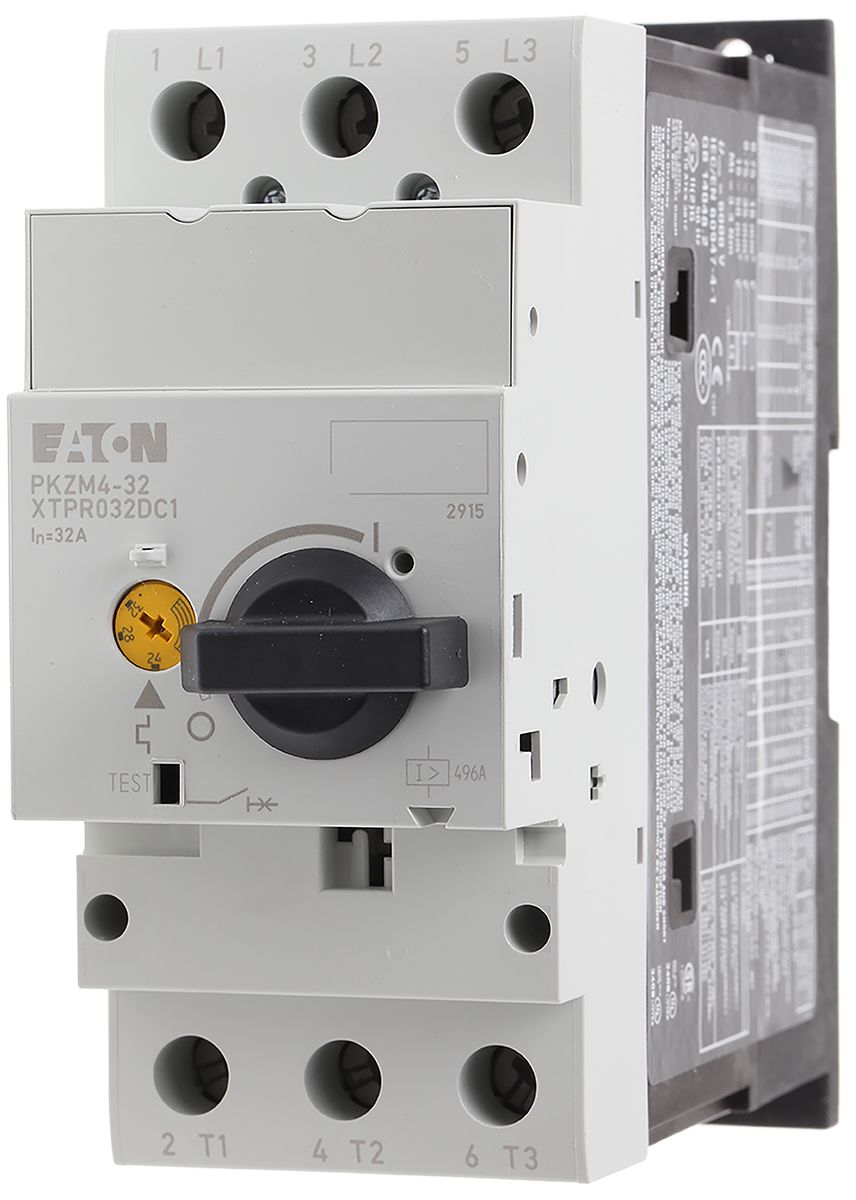 222353 PKZM4-32 | Eaton 25 → 32 A Motor Protection Circuit Breaker, 690 ...