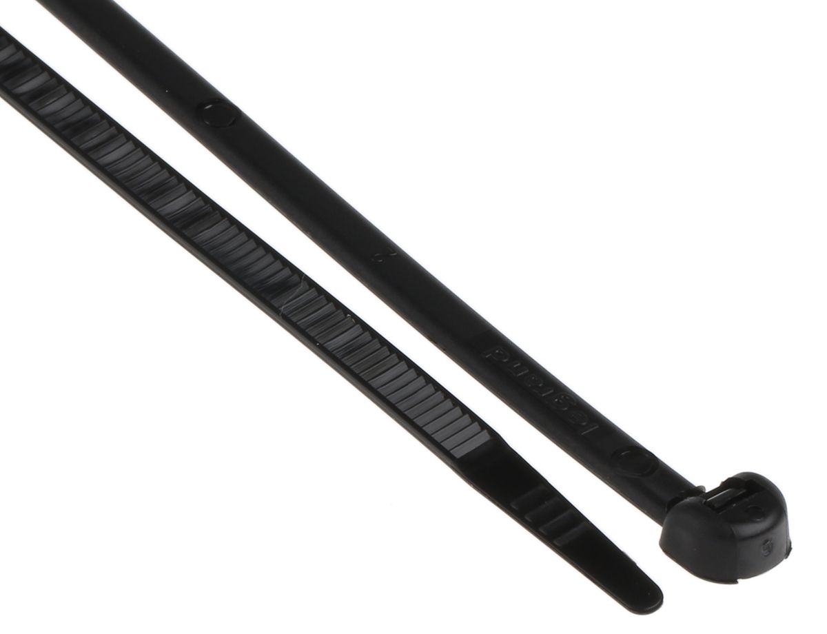 Legrand Black Nylon Cable Tie, 360mm x 4.6 mm