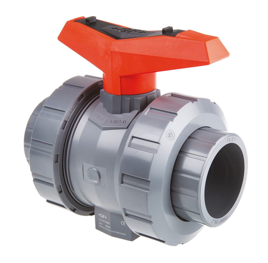 169546207 | Georg Fischer Plastic 2 Way, High Pressure Ball Valve, BSPP ...