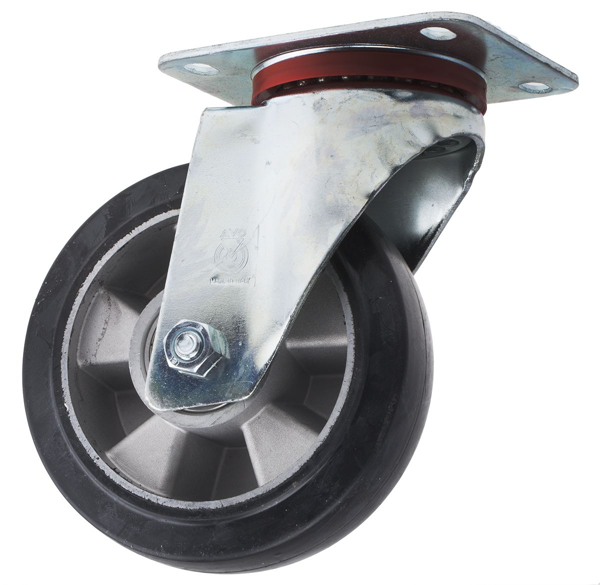 RS PRO Swivel Castor Wheel, 330kg Capacity, 160mm Wheel
