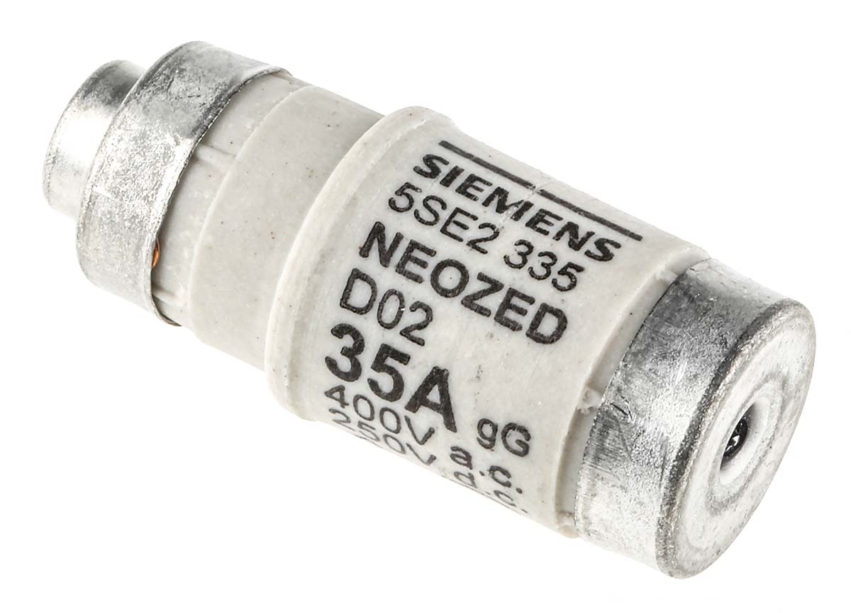 Siemens 35A D02 Neozed Fuse, gG, 400V ac