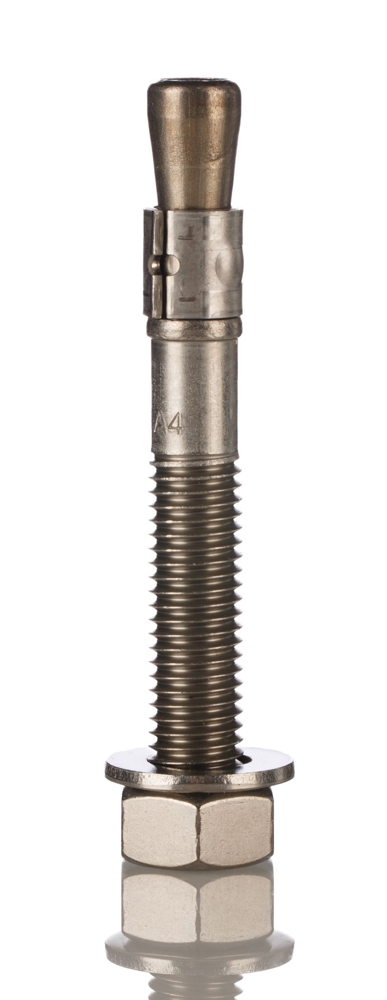 RS PRO Stainless Steel Bolt Anchor M12 x 95mm, 12mm fixing hole