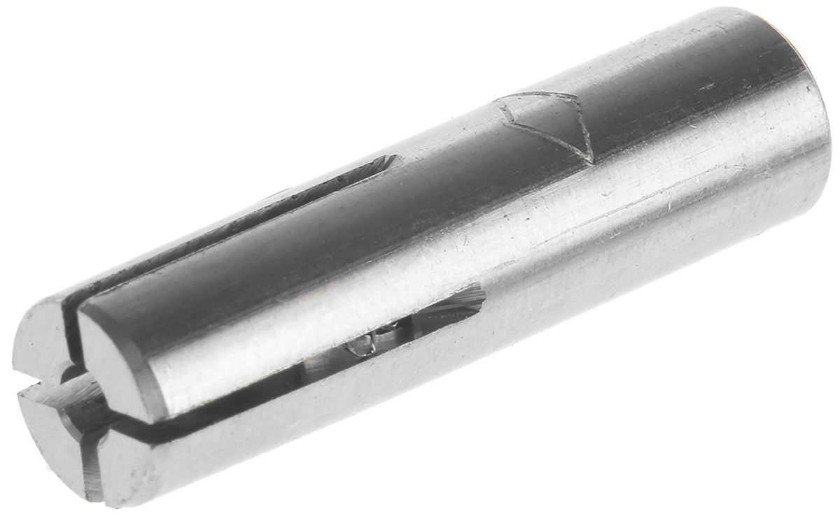 RS PRO Stainless Steel Drop In Anchor M6 x 25mm, 8mm fixing hole