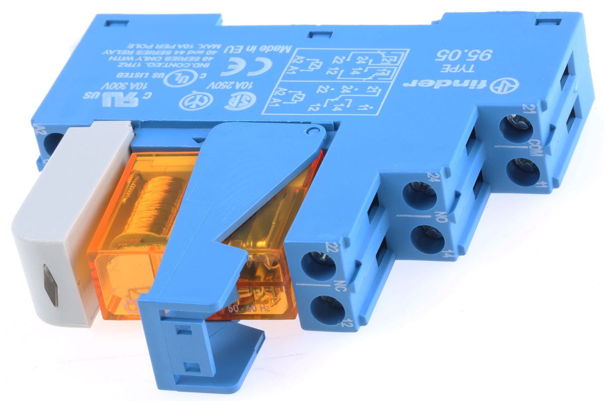 48.52.8.024.0060SPA Finder DIN Rail Mount Interface Relay, 24V ac