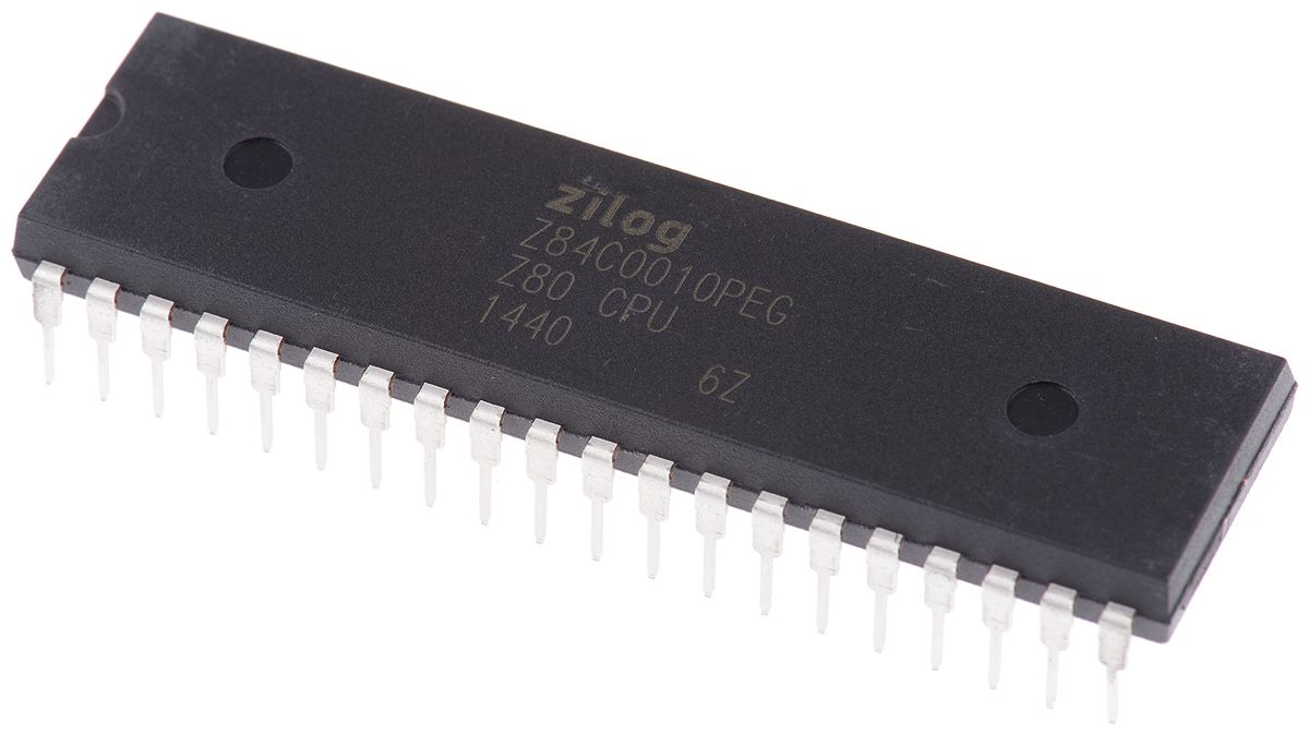 Zilog Mikrocontroller Z80 Z80 8bit Durchsteckmontage PDIP 40-Pin 10MHz