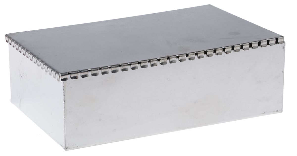 Perancea Tin Plated Steel PCB Enclosure, 50 x 100 x 160mm