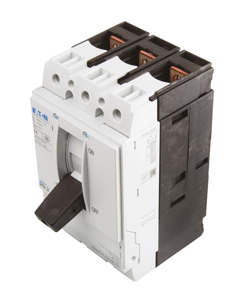266006 PN2200 Eaton Switch Disconnector, 3P Pole, 200A Max Current