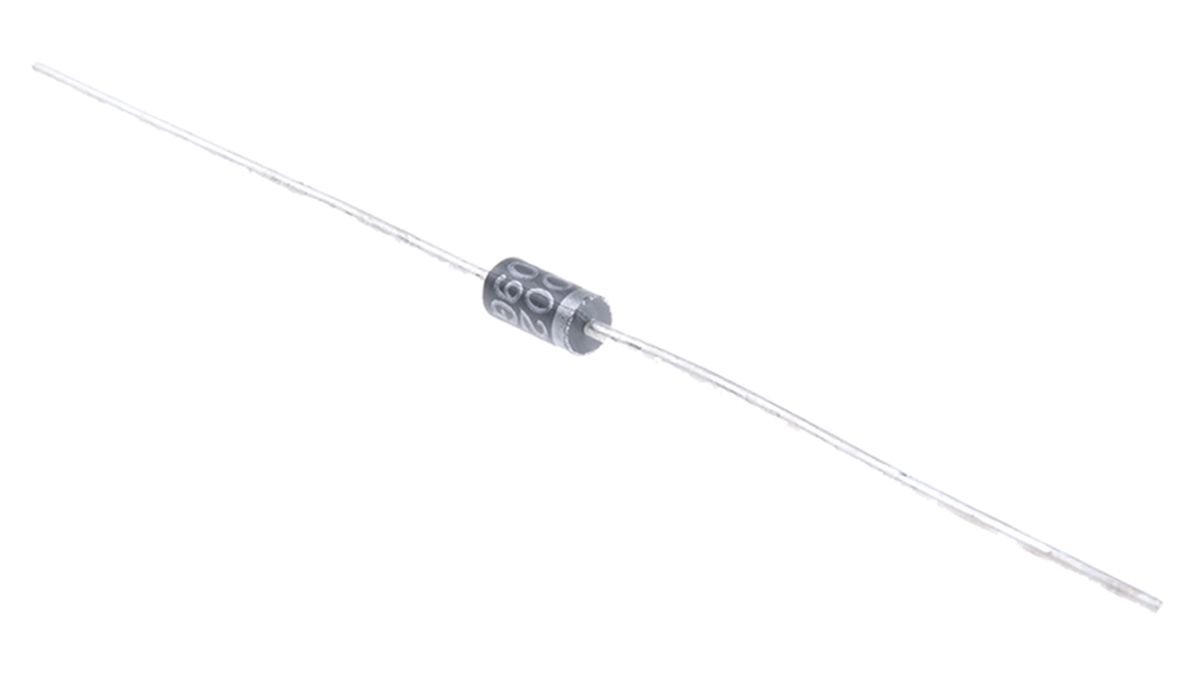 Vishay 100V 1A, Ultrafast Rectifiers Diode, 2-Pin DO-204AL UF4002-E3/54 ...