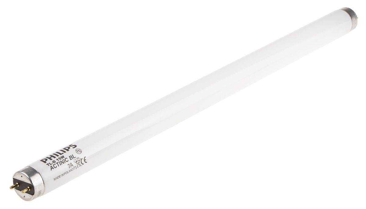 Náhradní UVA zářivka pro lapače hmyzu, průměr: 28mm, objímka žárovky: G13, Lineární, délka: 457 mm Philips Lighting, 15