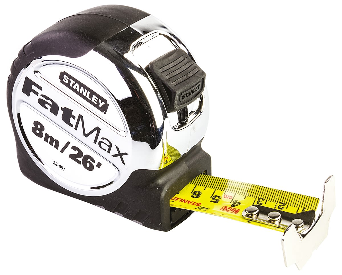 533891 FatMax 8m Tape Measure, Metric & Imperial, With RS