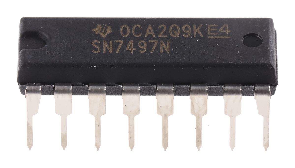 Texas Instruments SN7497N, Multiplier, 16-Pin PDIP