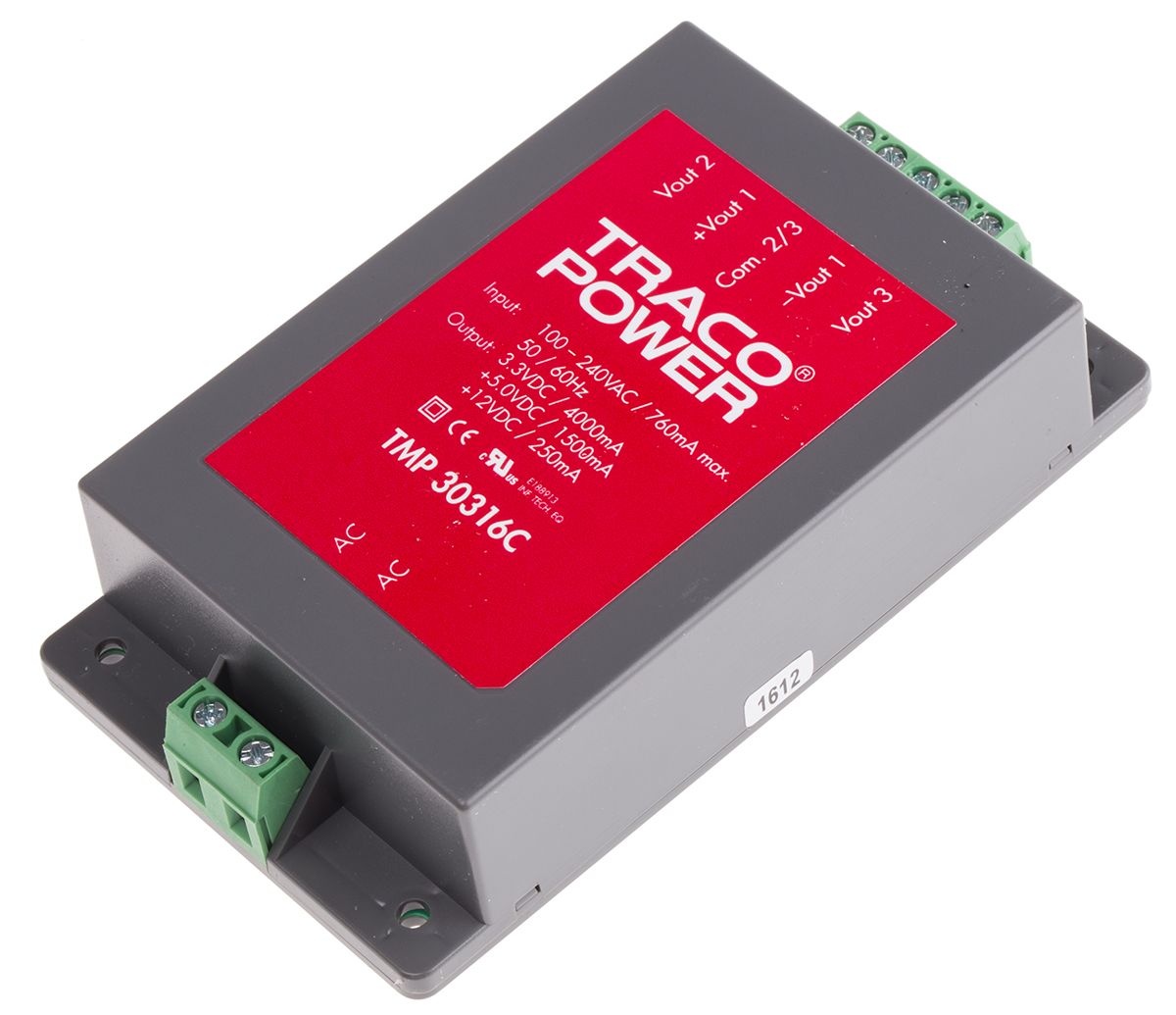 TMP 30316C TRACOPOWER Encapsulated, Switching Power Supply, 3.3 V dc