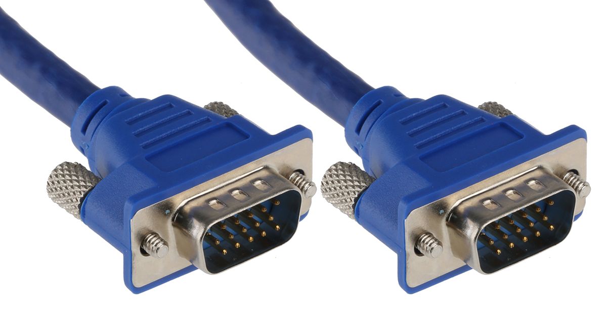 RS PRO Male VGA to Male VGA  Cable, 1m