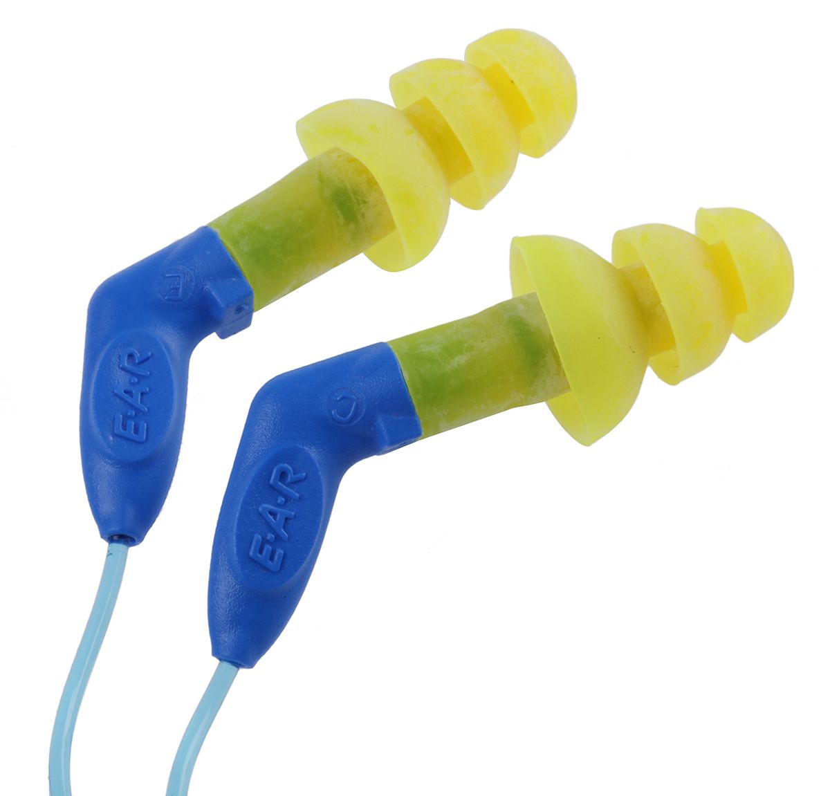 3M E.A.R Ultrafit X Corded Reusable Ear Plugs, 35dB, Yellow, 50 Pairs per Package