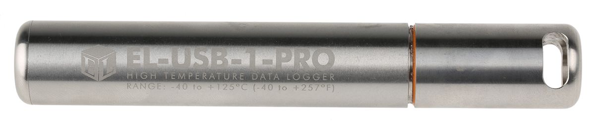 Lascar EL-USB-1-PRO Temperature Data Logger, 1 Input Channel(s), Battery-Powered