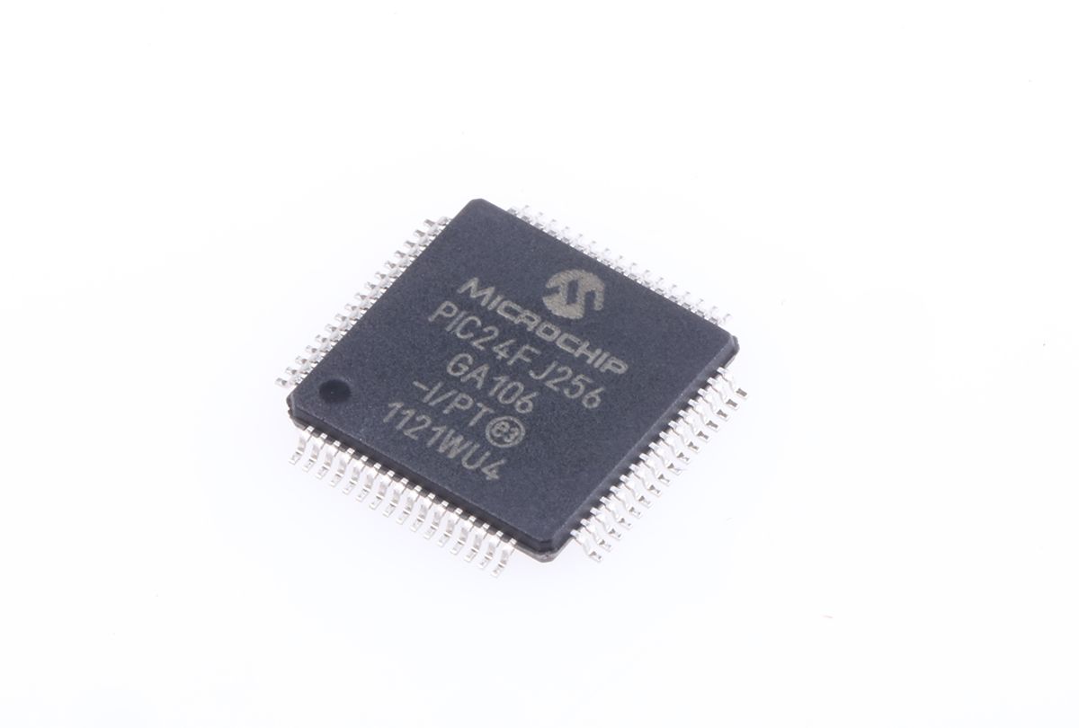 Microchip PIC24FJ256GA106-I/PT, 16bit PIC Microcontroller, PIC24FJ ...