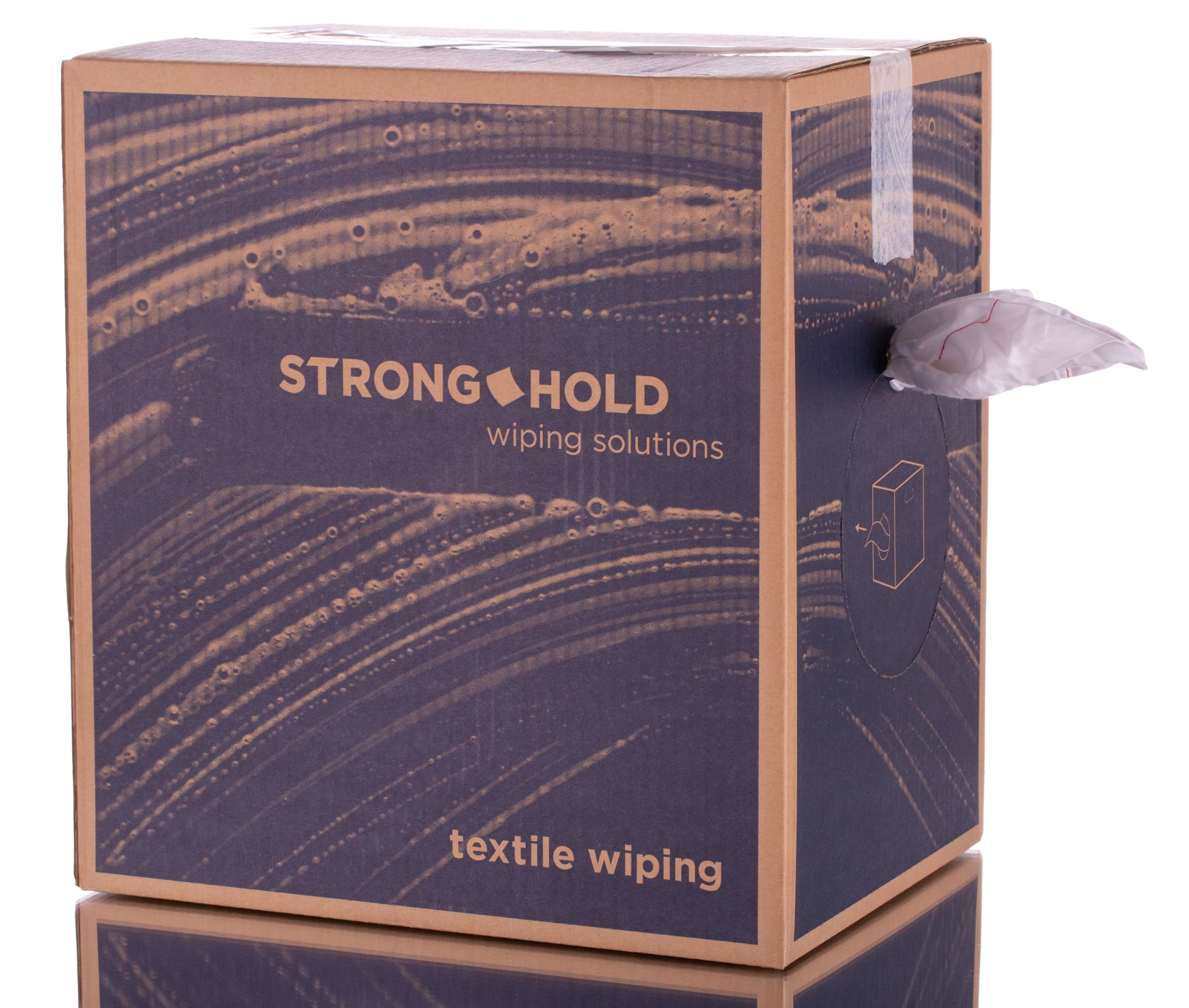 Strong Hold White Cotton Cloths for General Cleaning, Repeat Use, Wet & Dry Use, Box of 3 kg