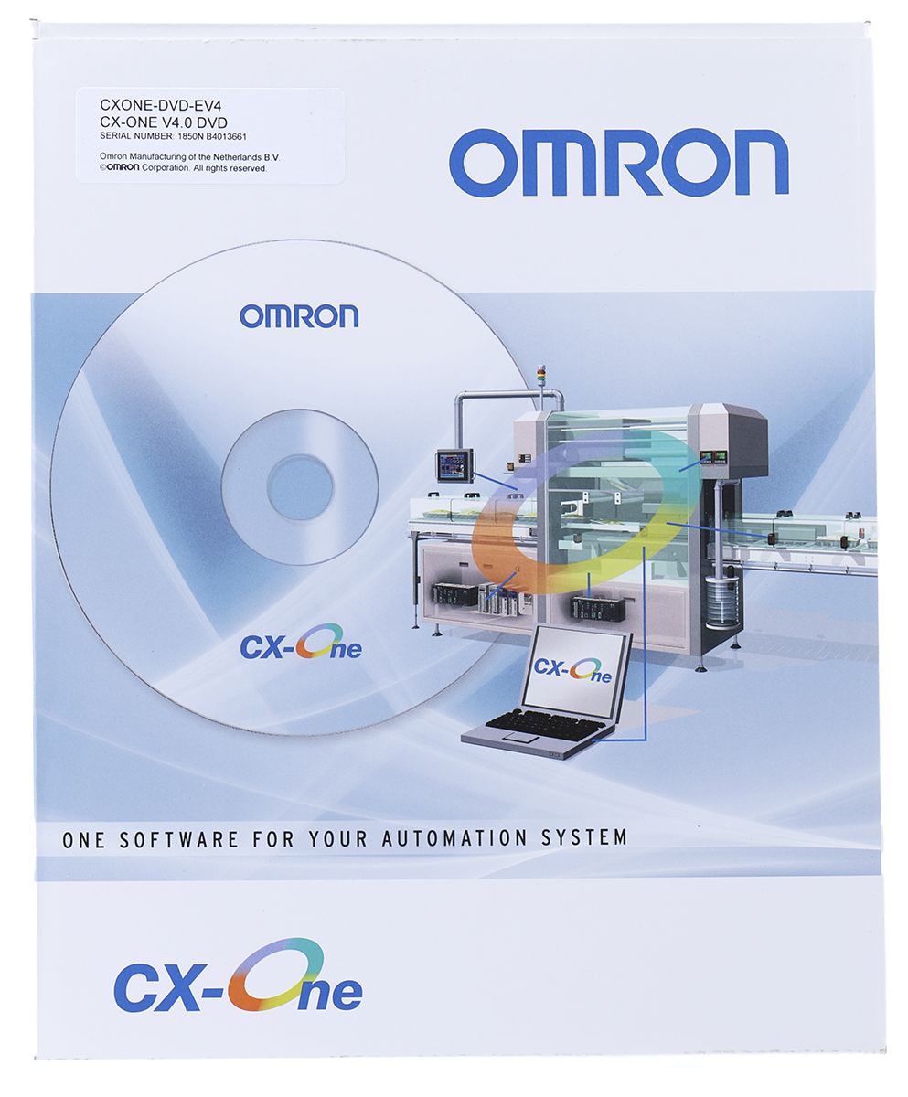 Oprogramowanie do sterowników programowalnych PLC Omron Oprogramowanie do sterowników programowalnych PLC CXONE-DVD-EV4