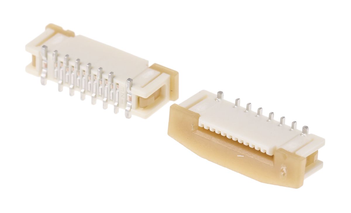 Conector FPC hembra Molex serie Easy On de vías paso mm fila para soldar