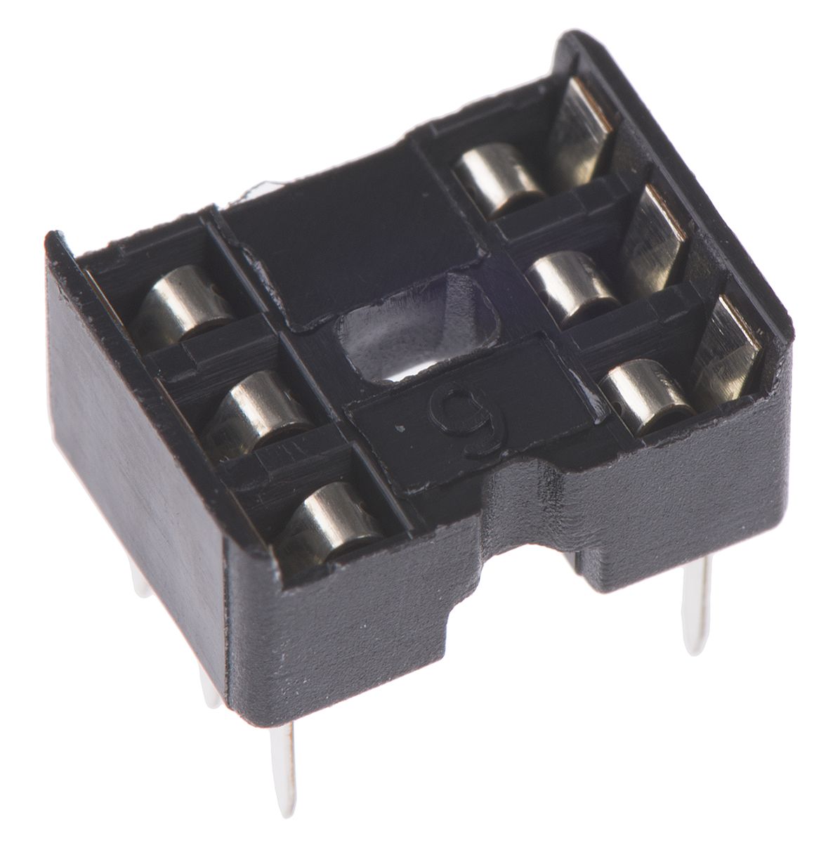 ASSMANN WSW 2.54mm Pitch Vertical 6 Way, Through Hole Stamped Pin Open Frame IC Dip Socket, 1A