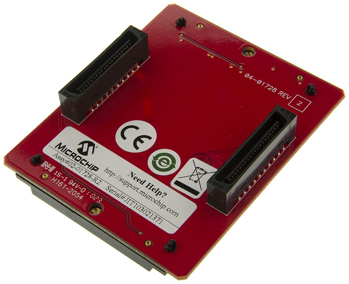 AC164350 Microchip Straight SMT Mount IC Socket Adapter, 40 Pin Female to 40 Pin Female RS